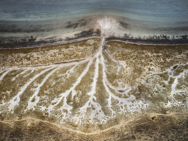 Edward Burtynsky, Etosha Pan #1, Namibia, 2018