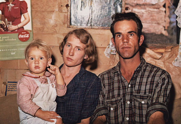 Russell Lee, Jack Whinery, Homesteader, and Family, Pie Town, NM, 1940