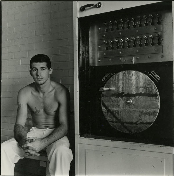 Ramsey Unit, young convict about to discharge a ten-year sentence, 1968