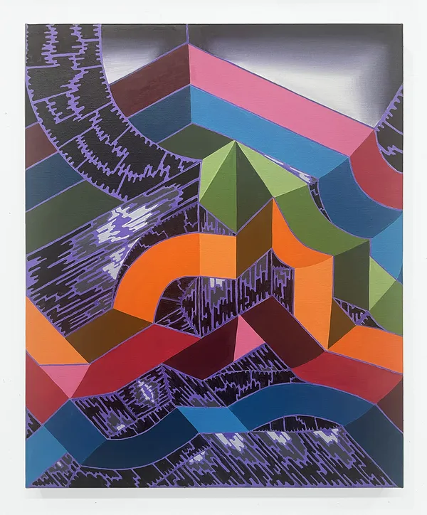 Nicholas Moenich Sky (Scratch), 2024 Oil on linen 50.8 × 40.64 cm | 20 x 16 in