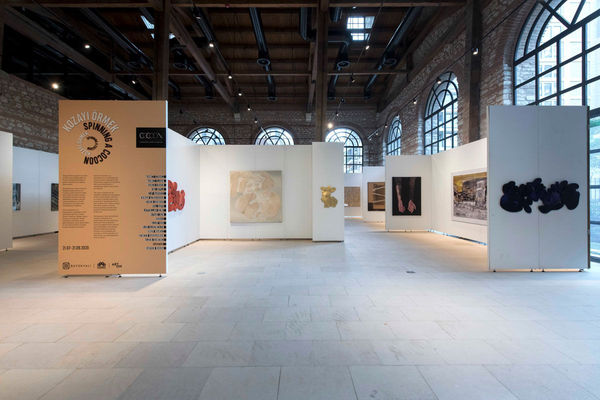 Installation view of Spinnig A Cocoon, group exhibition, Cocoon Büyükyalı, organized by Contemporary Istanbul Foundation in collaboration with Art On Istanbul, 2020. Courtesy of the artists and Art On Istanbul.