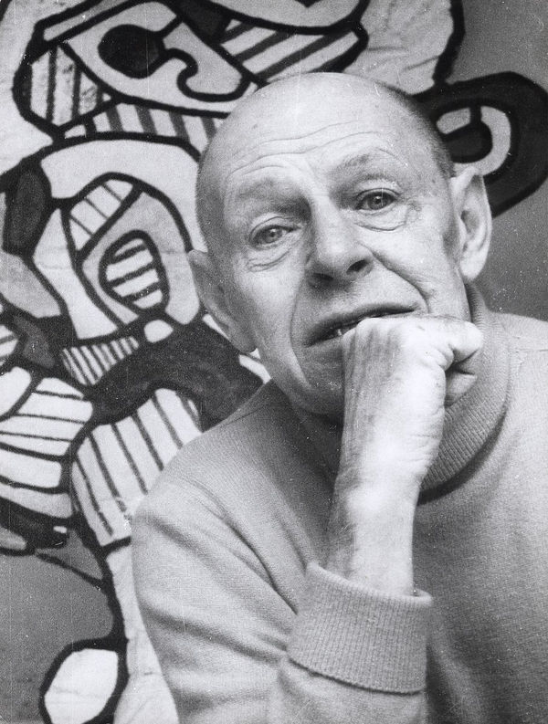 Jean Dubuffet - Vignette LXI, K113, 2 novembre 1983