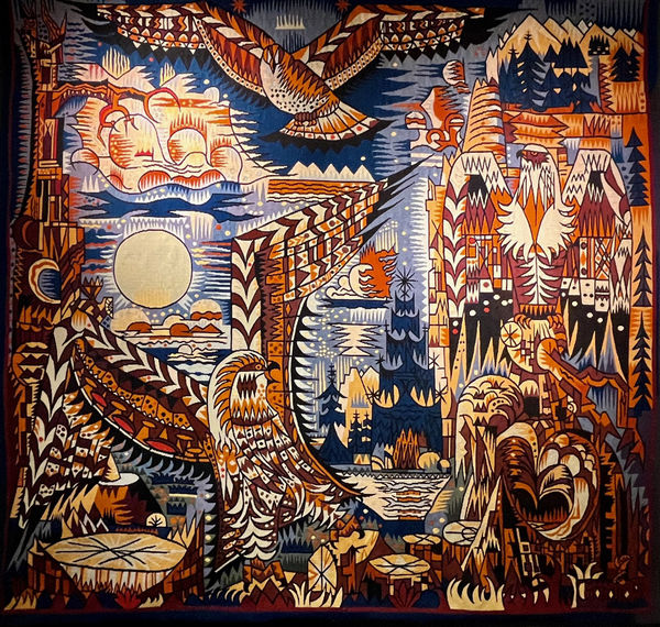 Marcel GROMAIRE, Oiseaux de proie (Tapisserie), 1941