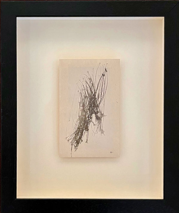 Hans HARTUNG, Les Figures du Mouvement VIII, 1956, encre sur papier / ink on paper