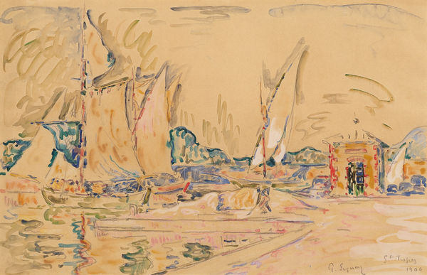 Paul Signac aquarelle / watercolor www.presidence.fr Galerie de la Présidence