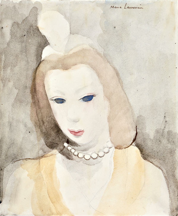 Marie Laurencin Galerie_de_la_Présidence www.presidence.fr Femme_aux_perles