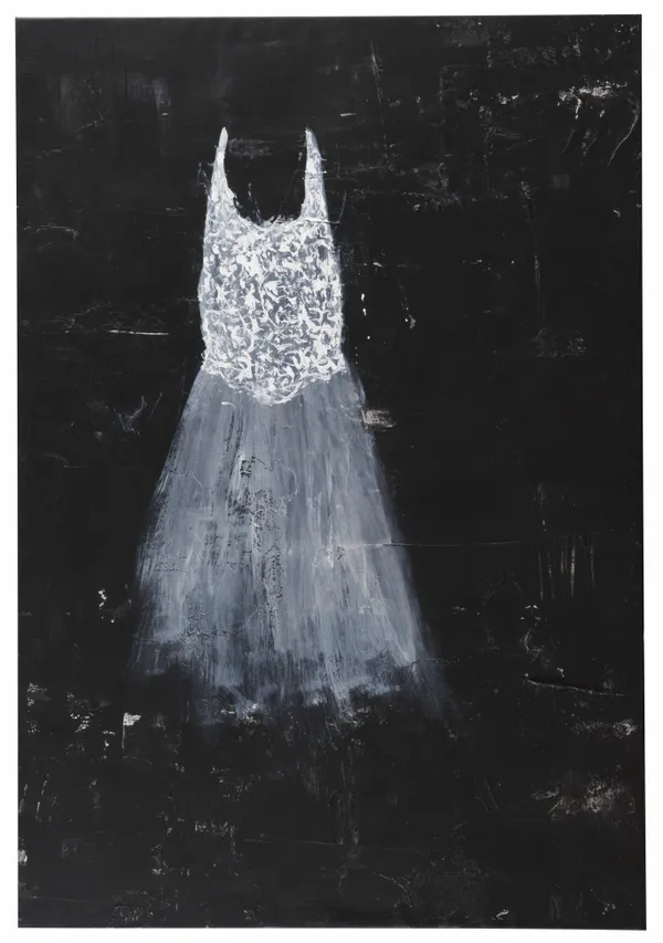 Piero Pizzi Cannella - La Festa, 2025, 112 x 84, tecnica mista su tela