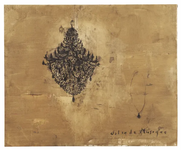 Piero Pizzi Cannella - Salone de Musique 2024 - 2024, 90 x 110 cm, tecnica mista su tela