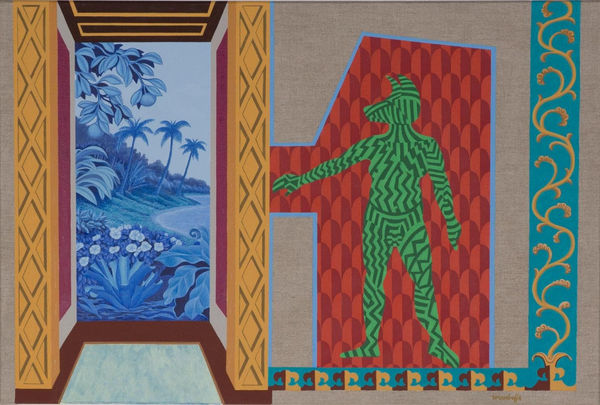 Paul Woodruffe Figure In Uniform