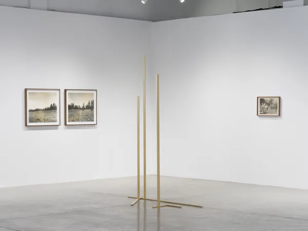 Yann Pocreau, The lapse between, 2025, vue d'installation. &copy; Darren Rigo