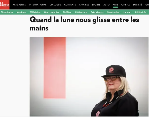 Wanda Koop au MBAM: Quand la lune nous glisse entre les mains, La Presse