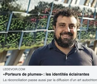 Caroline Monnet | Porteurs de plumes»: les identités éclairantes, Le Devoir