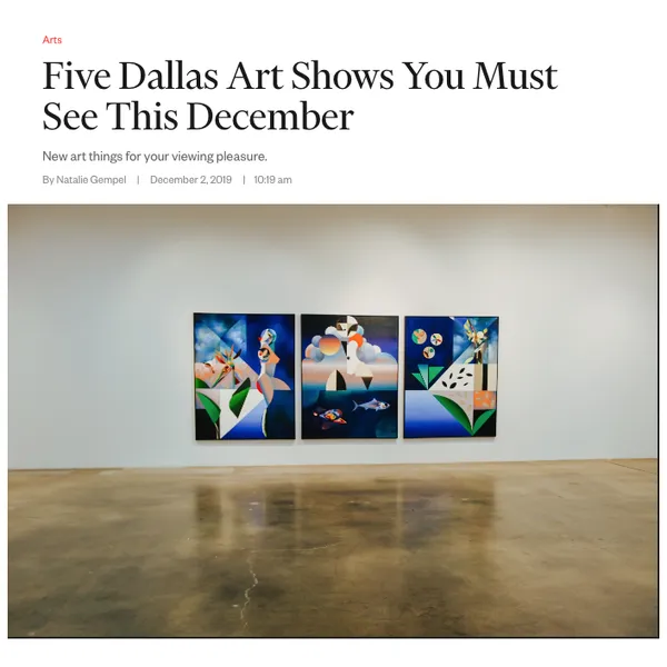Wanda Koop I Five Dallas Art Shows You Must See This December, D Magazine