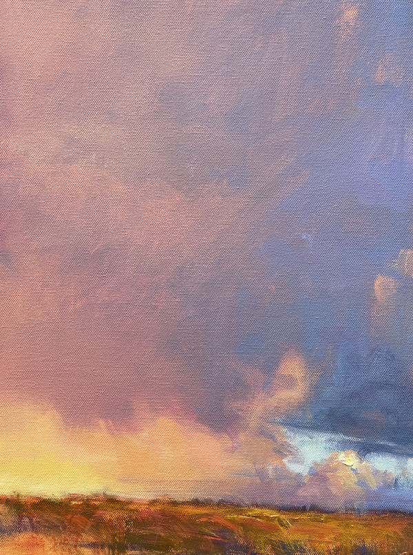 Exchange of Light 30x40cm Oil on Canvas SOLD