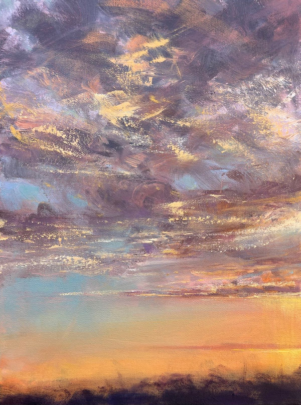 The Turning Sky 30x40cm Oil on canvas SOLD
