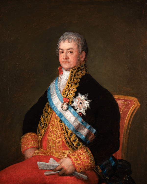 Francisco José de GOYA Y LUCIENTES , Portrait of José Antonio Caballero, 2nd Marqués de Caballero, Secretary of Grace and...