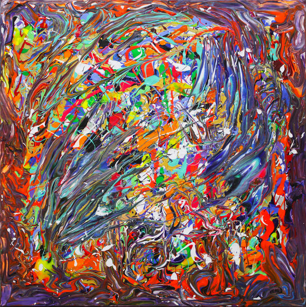 An acrylic on canvas painting by VeraD