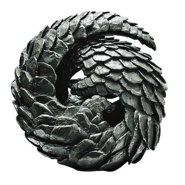 Pangolin Nocturn bronze sculpture by Steven John Wilkins