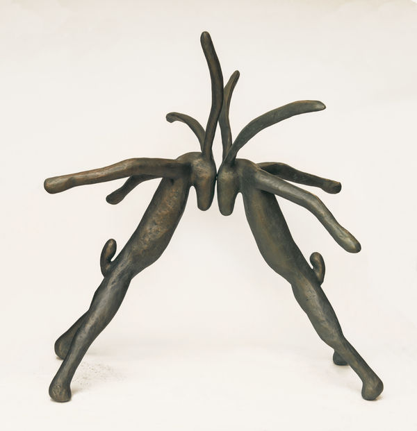 Head Butters bronze sculpture by Guy du Toit