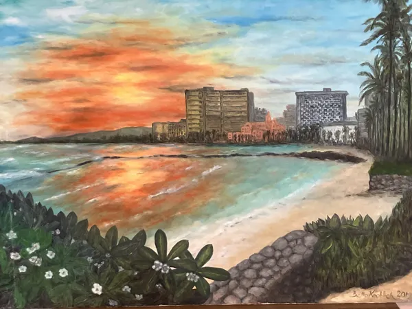 Bello Knowblich, Waikiki Sunset , 2021