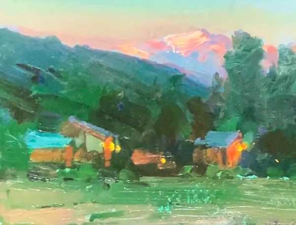 Ovanes Berberian, Evening Lights , 2024