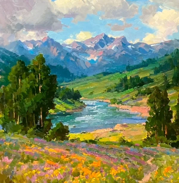 Ovanes Berberian , Summer day in Idaho , 2023