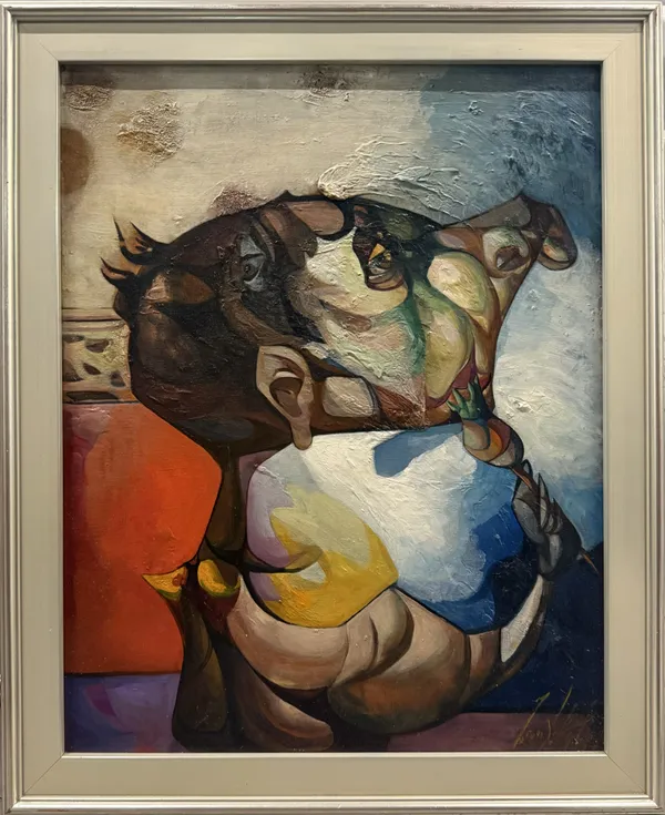 The Lollipop, 1963 19 x 15 in Oil on canvas