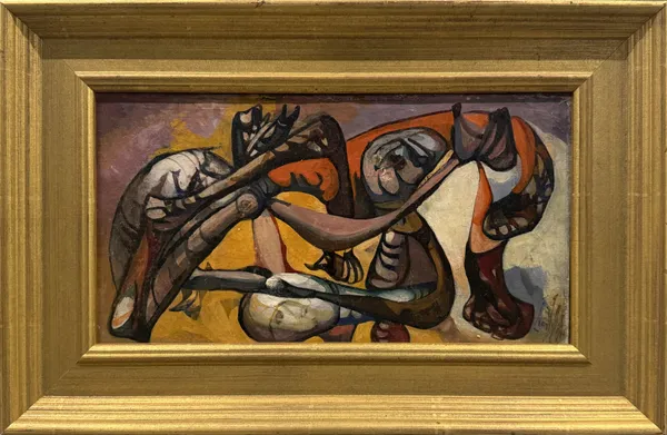 Ames Voltigeant, 1958 6.5 x 12 in Oil on canvas