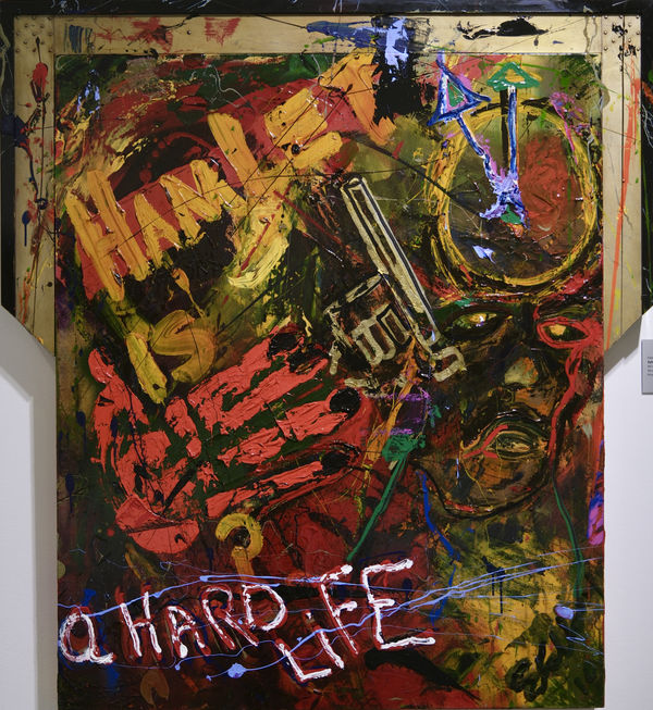 Hamlet is a Hard Life 48 x 40 in Oil on canvas