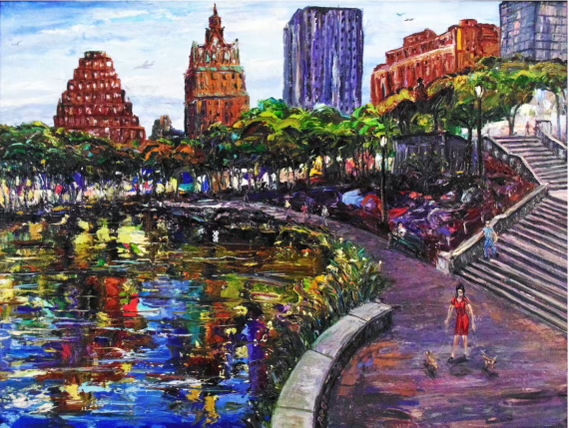 Arthur Robins, South Edge of Central Park, 2007