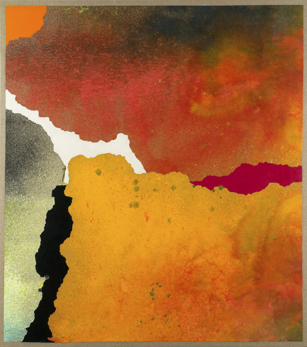 Simulation Of An Abstract Painting Made By An Italian Artist