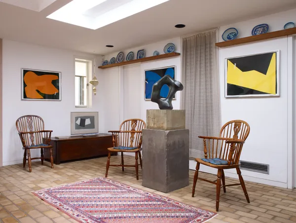 Installation view of Maria Zahle group exhibition at Kettle's Yard