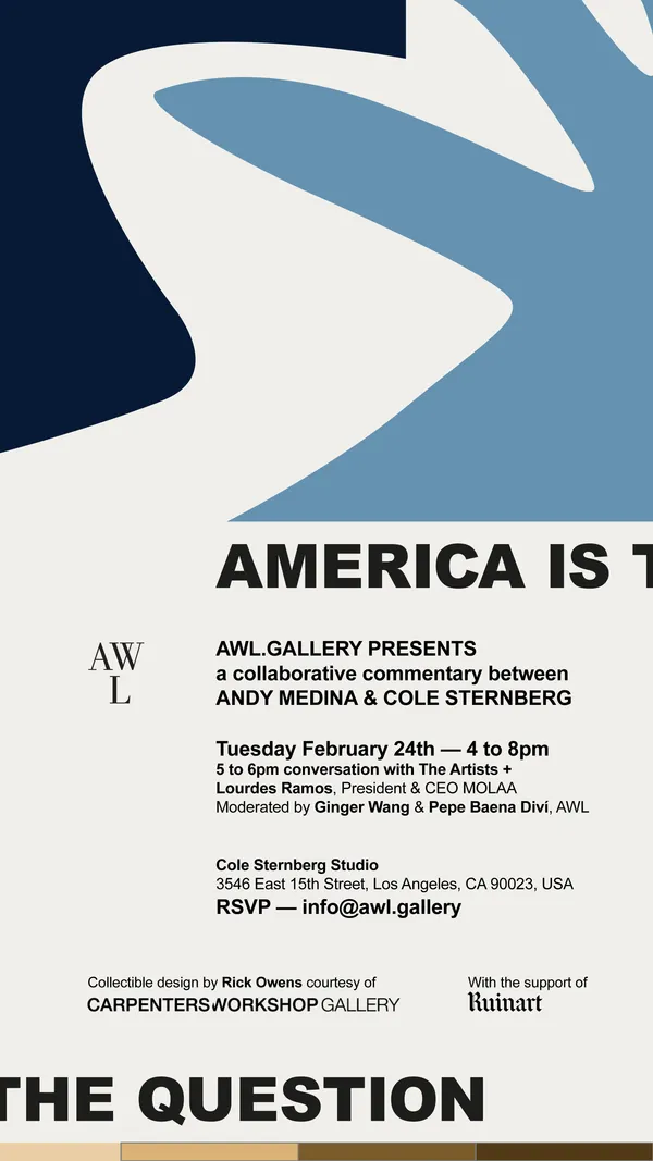 AMERICA IS THE QUESTION