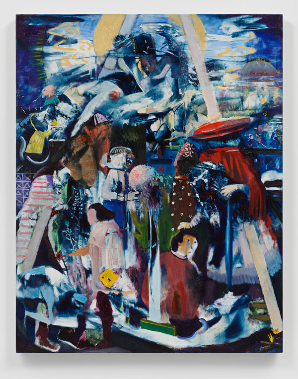 Ali Banisadr Ministry of Truth, 2023 oil on linen 28 x 22 inches 71.1 x 55.9 cm