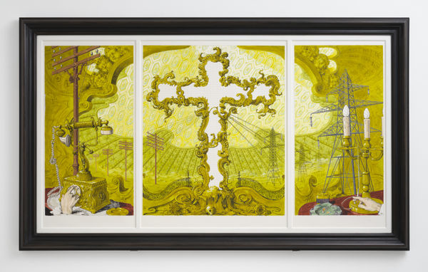 Pablo Bronstein, High Altar, 2020 - 2021