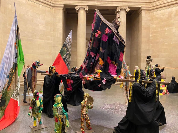 Hew Locke, The Procession: Group K, 2022