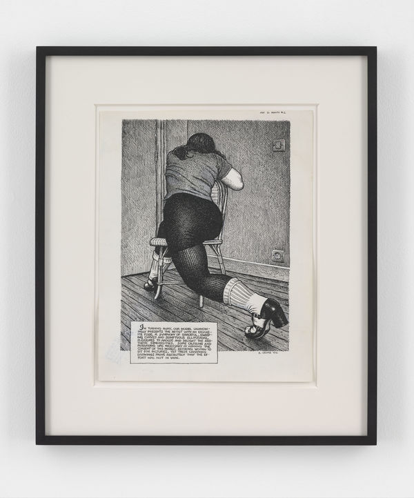 R Crumb, Untitled (Page from Art & Beauty Magazine, Number 2, 2003), 2002