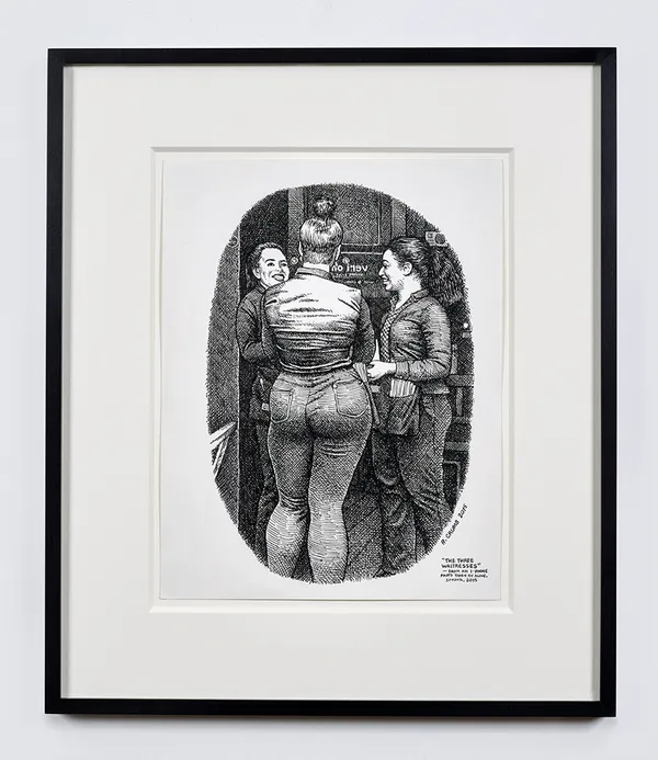 R Crumb, Untitled (Page from Art & Beauty Magazine, Number 3, 2016), 2015