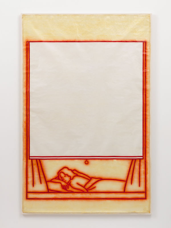 Ida Applebroog, Untitled (woman lying in bed), 1982