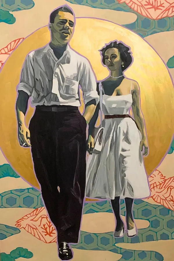 LIZE AND CONRAD ON HONEYMOON