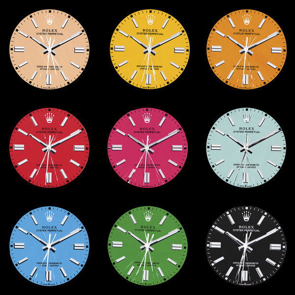 Time Dots I – IX, 2022 | Siebdruck und Acrylfarbe auf MDF