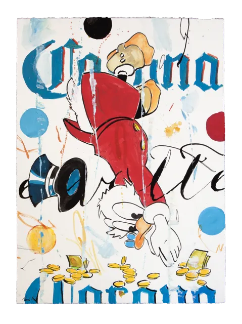 LookBack LII, 2021 | Mischtechnik auf Büttenpapier