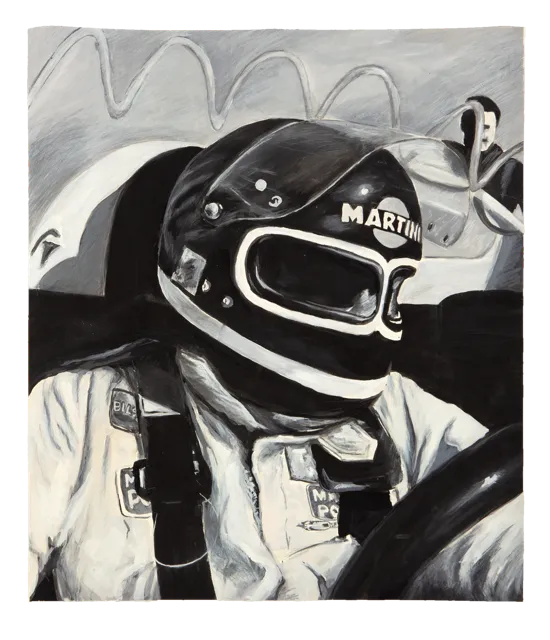 Martini Racing, 1988 | Mischtechnik auf Papier