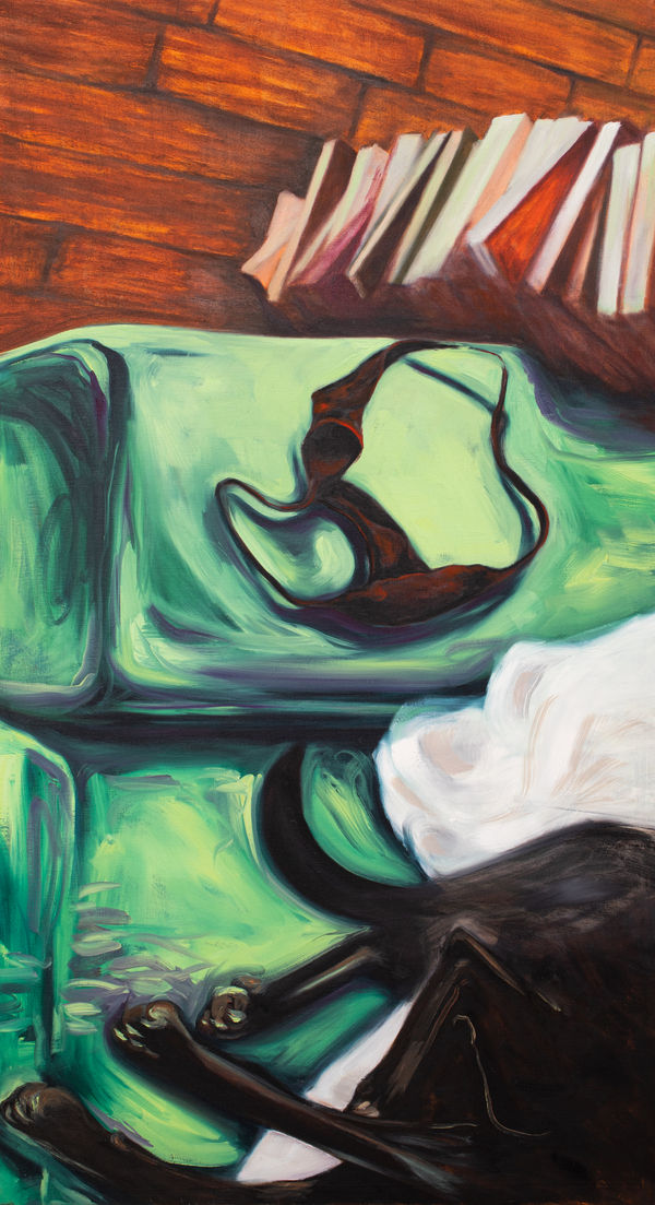 Alice Dote, olhei tanto pra fome que ceguei ele disse a mim fiz falta a sua pintura (I looked so intently at hunger that I went blind, he told me that he missed my painting), 2025