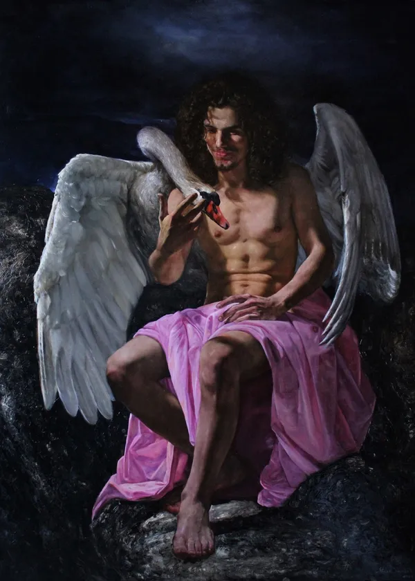 Ganymede and the swan II, 2020