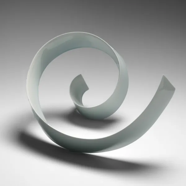 Windswept, Porcelain Sculpture by Kino Satoshi