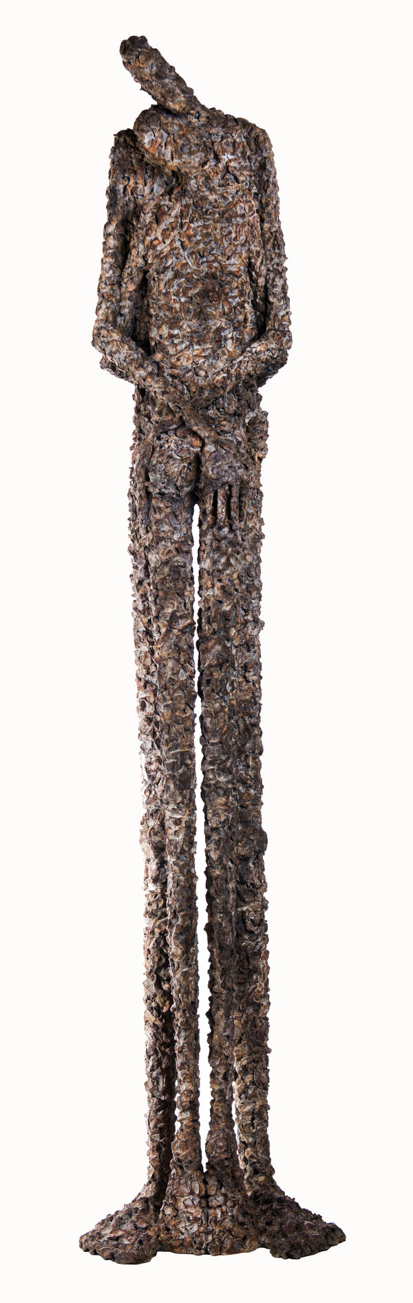 L'étreinte II 214h x 48w x 32d Bronze