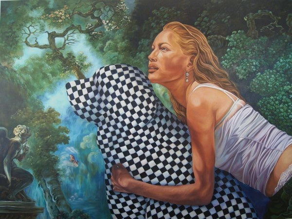 Devon Nowlin, Don't Deny Your Heart, Oil on Canvas