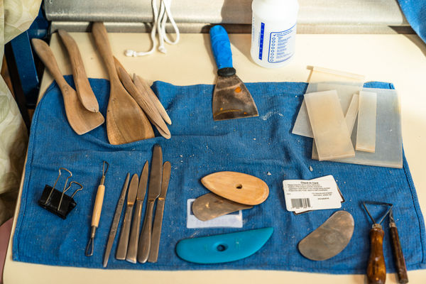 Ceramic studio tools 