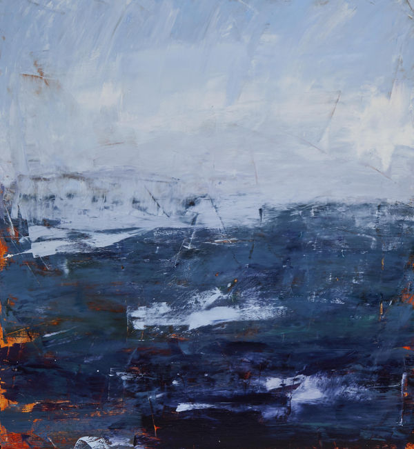 Rose de Groot Goehring, Cold charred sea, anchor of violet, 2017